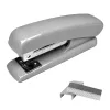 LEAN Metal Office Stapler Up to 25 Sheets 24/6 26/6 Staples Gray