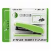LEAN Metal Office Stapler Up to 25 Sheets 24/6 26/6 Staples Green
