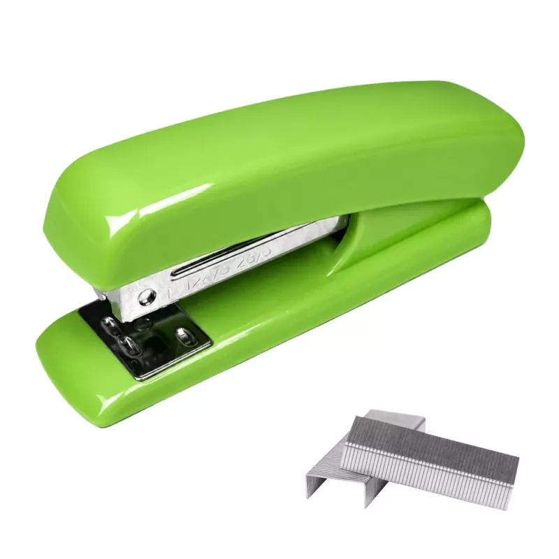 LEAN Metal Office Stapler Up to 25 Sheets 24/6 26/6 Staples Green