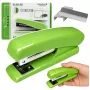 LEAN Metal Office Stapler Up to 25 Sheets 24/6 26/6 Staples Green