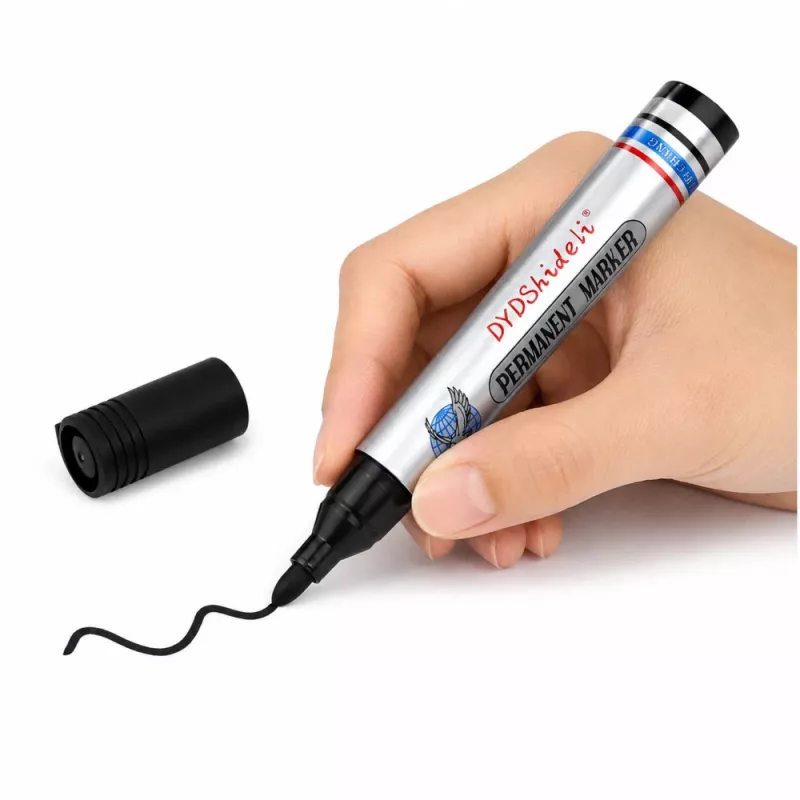 LEAN Permanent Marker Waterproof Chisel Tip Black 1 pc
