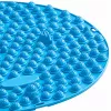 LEAN Round Acupressure Foot Massage Mat with Studs Blue 33 cm