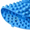 LEAN Round Acupressure Foot Massage Mat with Studs Blue 33 cm