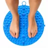 LEAN Round Acupressure Foot Massage Mat with Studs Blue 33 cm