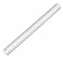 LEAN SCHOOL TAURUS Plastic Ruler 30 cm – Transparent, Break-Resistant, Metric