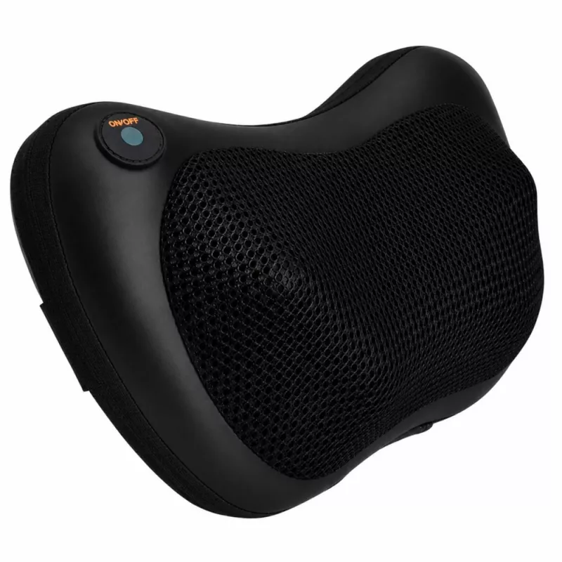 LEAN Shiatsu Massager Back Neck Massage Cushion with Heater Black