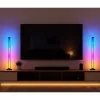 LEAN Smart Floor Lamps Colorful RGB LED Lights Remote Control App 125cm 2 pcs
