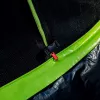 LEAN Sport Garden Trampoline with Inner Net Black and Green 427CM 14FT