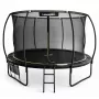 LEAN Sport Garden Trampoline with Inner Net Black and Green 427CM 14FT