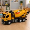 LEAN TOYS 1:12 RC Concrete Mixer Truck - Metal Cabin, Lights, Sounds, 2.4GHz, 30m Range