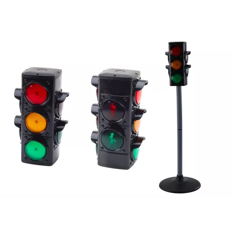 LEAN TOYS 20644 Traffic Light Toy with Light & Sound Effects