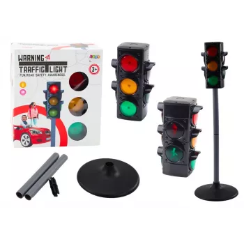 LEAN TOYS 20644 Traffic Light Toy with Light & Sound Effects