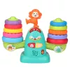 LEAN TOYS 23009 Interactive Educational Monkey Scale for Toddlers - 20 Blocks, Sounds & Melodies