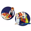LEAN TOYS 3-in-1 Interactive Baby Stroller Baby Steering Wheel Sound Melodies Animals