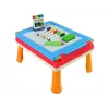 LEAN TOYS 3-in-1 Magnetic-Chalk Board, Blue Table for Games