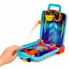 LEAN TOYS 3-in-1 Mini Arcade Game – Portable Tabletop Basketball, Pinball & Bowling Case (Multicolour)