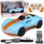 LEAN TOYS 30335 Modern Remote Controlled Car RC Light Station Blue 1:16