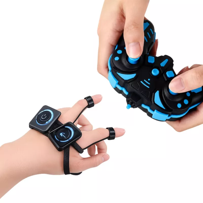 LEAN TOYS 360° Gesture Remote Controlled RC Stunt Car Red