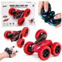 LEAN TOYS 360° Gesture Remote Controlled RC Stunt Car Red