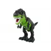 LEAN TOYS 7740 Battery-Powered Interactive T-Rex Dinosaur with Egg Laying, Steam Mist, Sound & Light Effects - Green