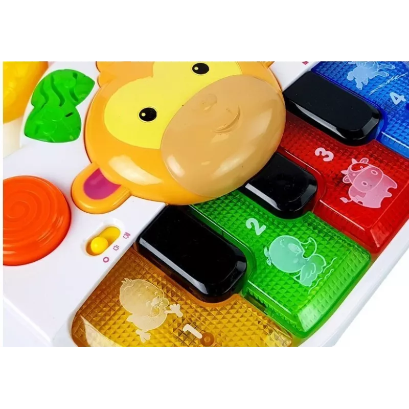LEAN TOYS A Piano with a Monkey for a Baby - Sound and Light