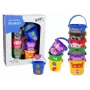 LEAN TOYS A Set of Colorful Buckets with Animals - a Pyramid
