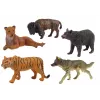 LEAN TOYS African Forest Animals Figure Set Bear Tiger