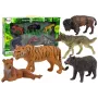 LEAN TOYS African Forest Animals Figure Set Bear Tiger