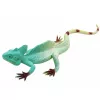 LEAN TOYS Agama Lizard Sailboat Rubber Figure Stretchable Realistic 16 cm
