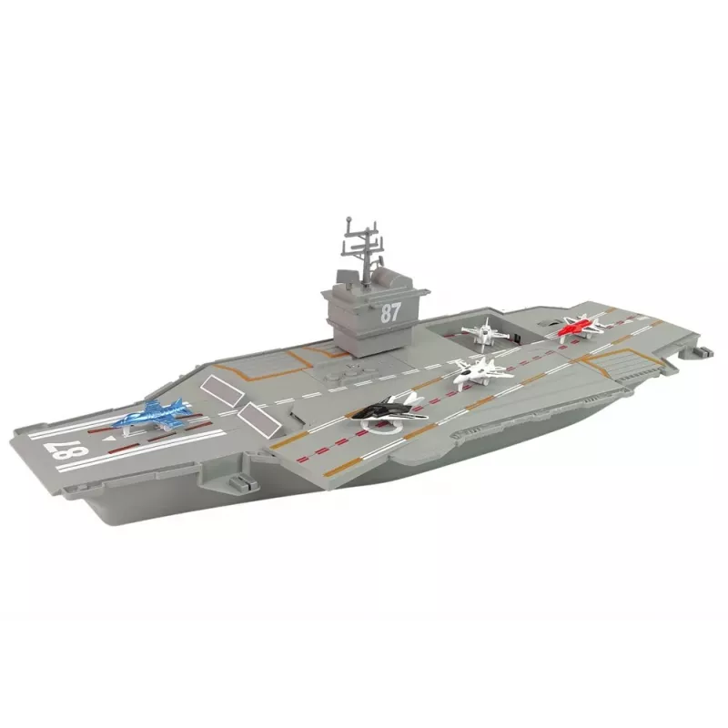 LEAN TOYS Aircraft Carrier Jets 5 pcs Sound Lights