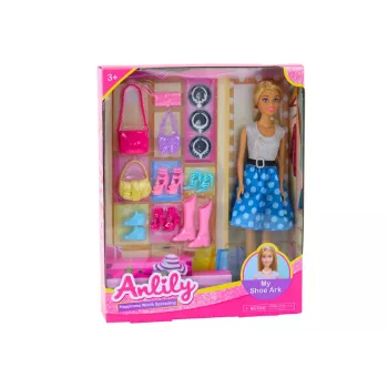 LEAN TOYS Anlily Doll Set Clothes Accessories Extras