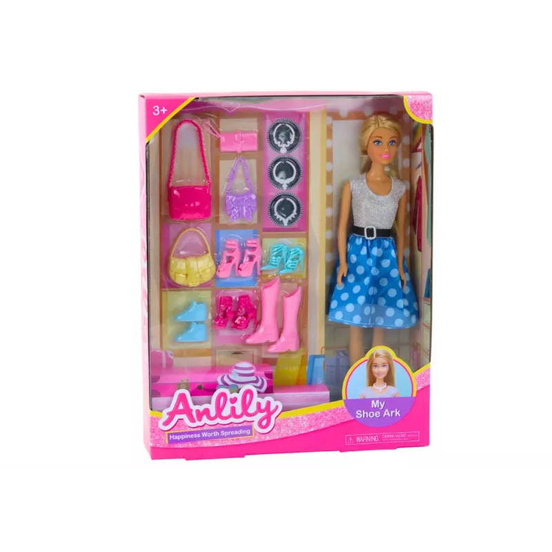 LEAN TOYS Anlily Doll Set Clothes Accessories Extras
