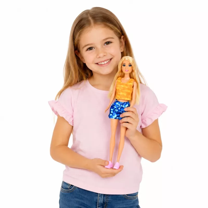 LEAN TOYS Anlily Doll Set with Large Helicopter, Movable Propellers and Fashion Doll – Purple