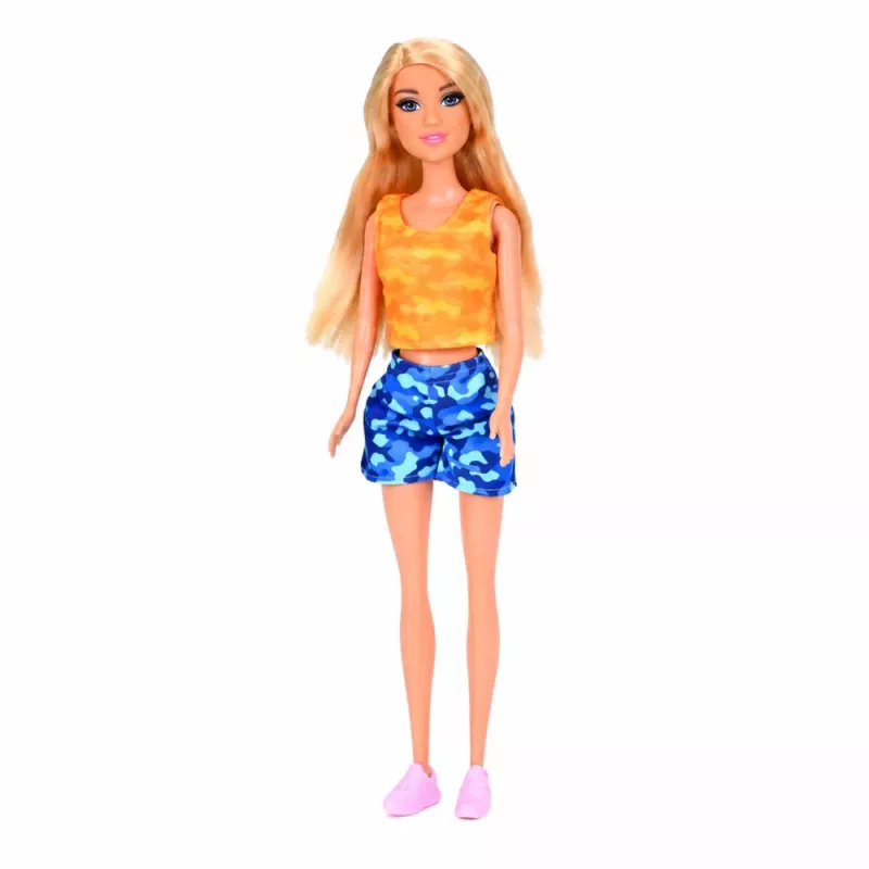 LEAN TOYS Anlily Doll Set with Large Helicopter, Movable Propellers and Fashion Doll – Purple