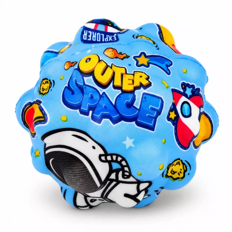 LEAN TOYS Anti-Stress Foam Ball with Spikes for Bouncing Kosmos 7 cm