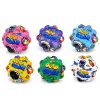 LEAN TOYS Anti-Stress Foam Ball with Spikes for Bouncing Kosmos 7 cm