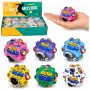 LEAN TOYS Anti-Stress Foam Ball with Spikes for Bouncing Kosmos 7 cm