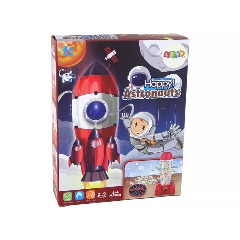 LEAN TOYS Arcade Game Falling Astronauts Rocket