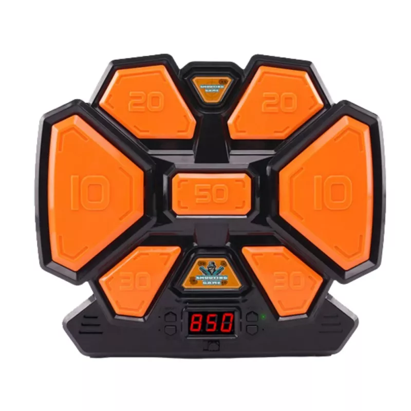 LEAN TOYS Arcade Game Gun Foam Darts Electronic Dartboard Counter