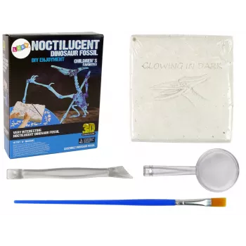 LEAN TOYS Archaeology Excavation Kit Dinosaur Skeleton Pteranodon 3D Hologram