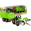 LEAN TOYS Assembly Tractor with Opened Trailer 43 cm