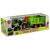 LEAN TOYS Assembly Tractor with Opened Trailer 43 cm