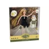 LEAN TOYS Baby Doll Emily Long Hair Kitten Flower