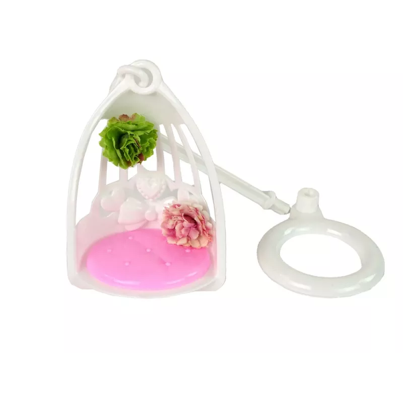 LEAN TOYS Baby Doll Emily Swing Flowers