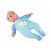 LEAN TOYS Baby Doll Sound Dummy Bib Blue Cat Pyjamas