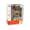 LEAN TOYS Baby Doll Yoga Mat Long Blonde Hair