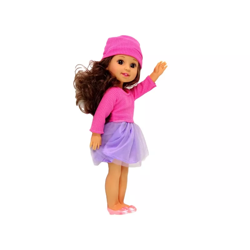 LEAN TOYS Baby Girl Doll Brown Hair