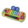 LEAN TOYS Baby Grand Piano with Cymbals and Illuminated Keys Music Toy