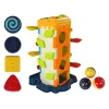 LEAN TOYS Balls Slide Educational Block Sorter with Piano