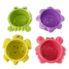 LEAN TOYS Bath Toys Set: Ship, Sea Animals, Waterfall, Suction Cups